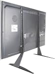 Duramex Table Top TV Stands for 27 to 65 inch Plasma LCD LED Flat Screen TVs, TV Mount Holds up to 100 lbs, Max VESA 800 x 400mm, Height Adjustable TV Base