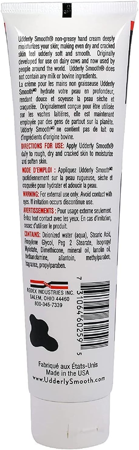 Udderly Smooth Lightly Scented Scent Hand Cream 4 oz. (Pack of 3)
