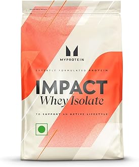 Impact Whey Isolate Protein Powder, Strawberry Cream Impact whey Isolate (1000g) Strawberry Cream