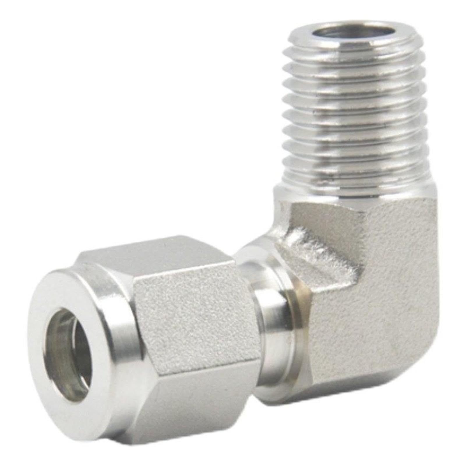 Coude 1/8 "1/4" 3/8 "1/2" 3/4 "1" NPT Raccord De Tuyau À Compression Mâle