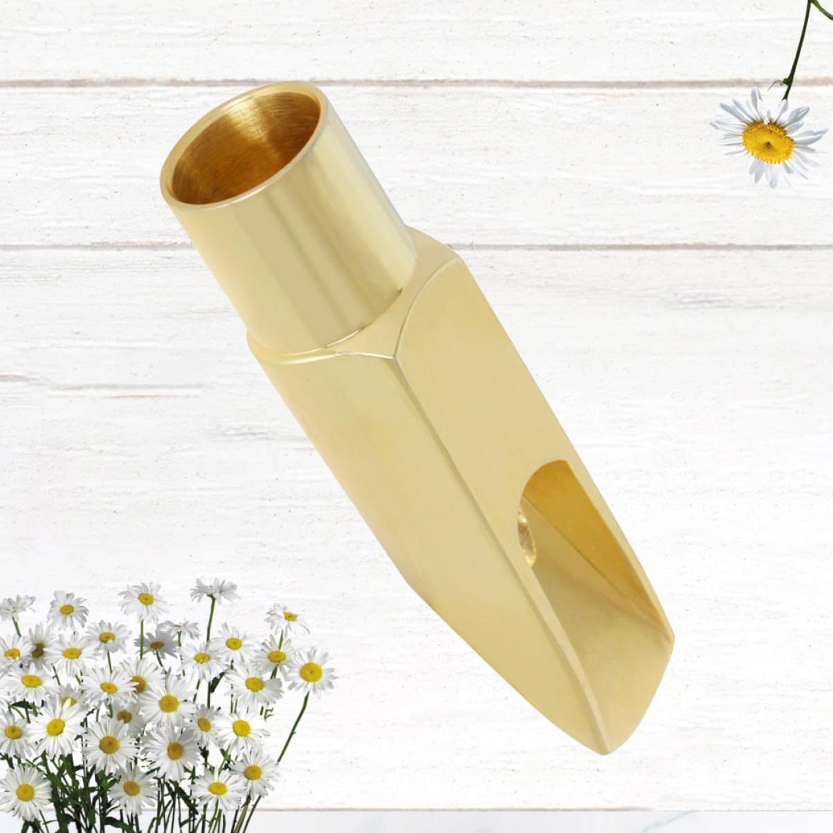 1pezzi Testa Sax Soprano Metallo Con Accessori Per Saxofono Suono Cristallino e Comfort Ottimale