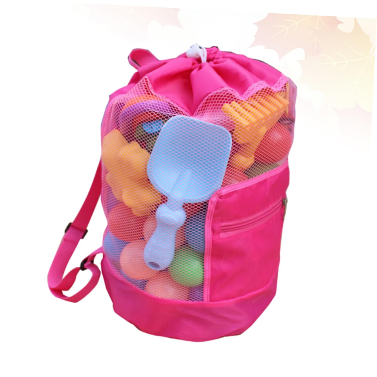 ibasenice 3pièces De Rangement Maille pour Jouets De Plage Pratique pour Garçon Fille Poche De Stockage Utile pour Activités Extérieures