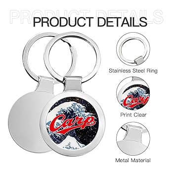 広島東洋カープ - キーリング キーホルダー D-1 広島カープ ニコちゃん カープグッズ タッセル Amazon.co.jp: キーホルダー 広島 東洋カープ グッズ キーリング