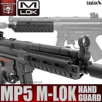 Amazon | [LayLax][MP5 M-LOKハンドガード][NITORO.VO] 黒