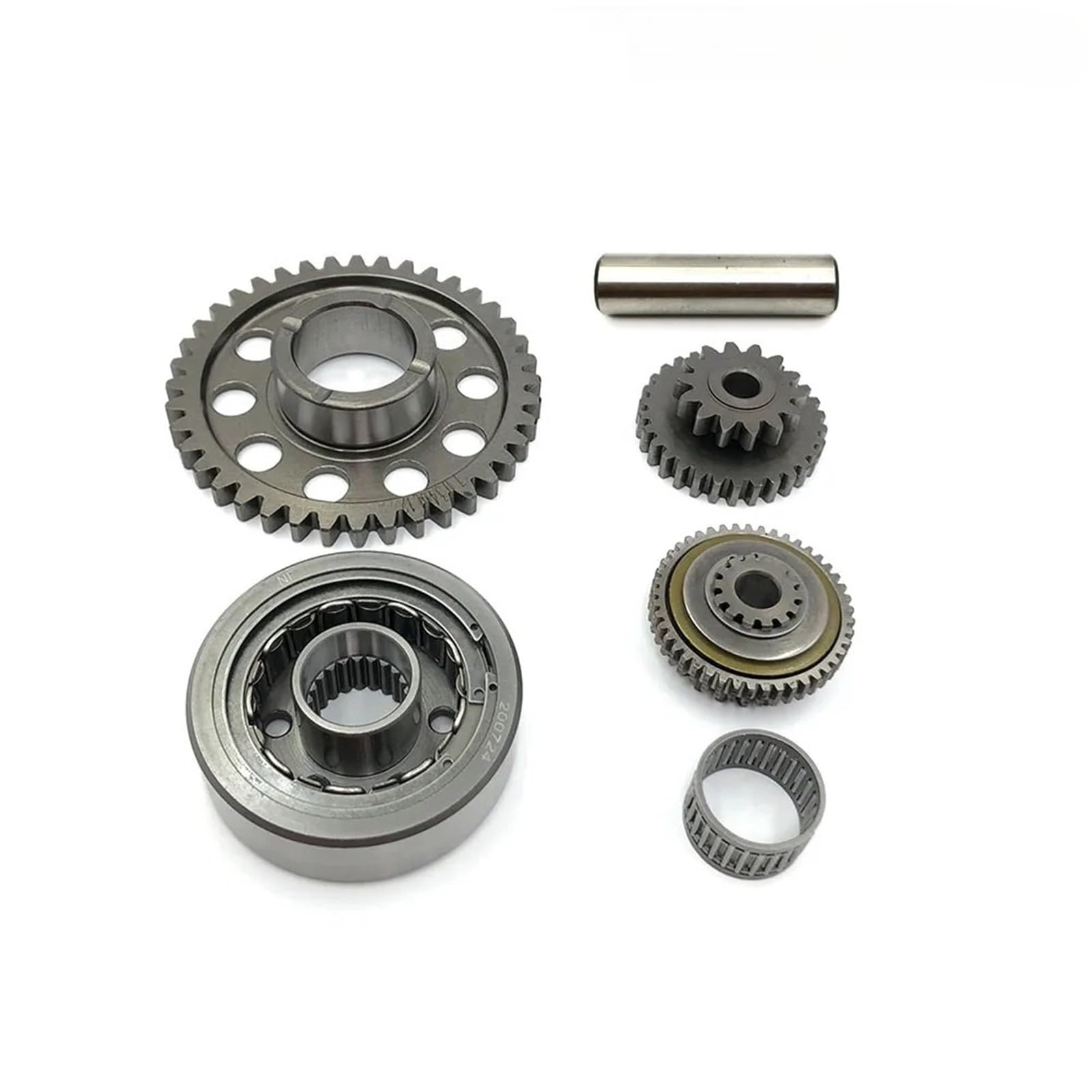 Sealed housing Fit for Zongshen ZS177MM ZS194MQ Engine Part Motorcycle NC250 NC450 Starter Clutch Double Gear Needle Roller Bearing Kit Shift housing(NC450 Full Set)