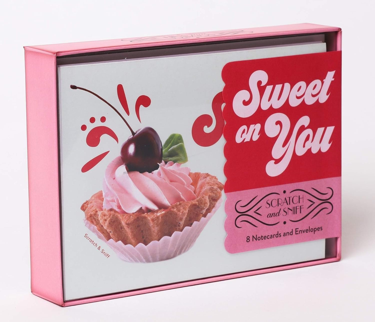 Sweet on You: Scratch and Sniff: 8 Notecards and Envelopes (Tactile Gifts, Cute Desk Supplies, Gifts for Girls)
