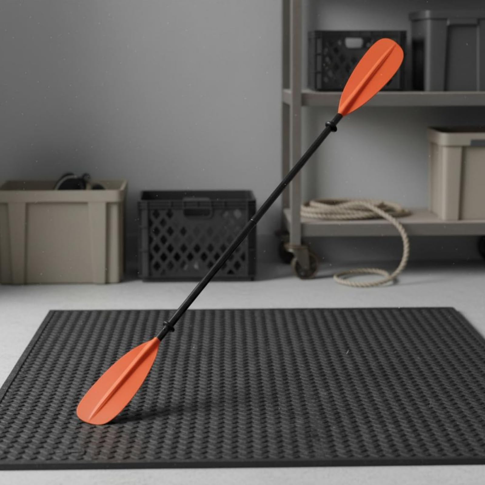 2 Piezas Doble Pala Ligero Doble Extremo smontable Acuático para Kayak, Piragüismo