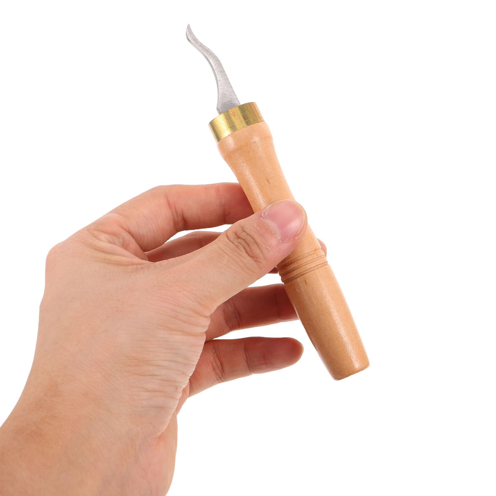 Baluue Rillenmesser zum Reinigen von Geigen mit Holzgriff Werkzeug für Geigenbauer zum Reparieren von Geigenrillen Präzise Nutreinigungswerkzeug für Streichinstrumente