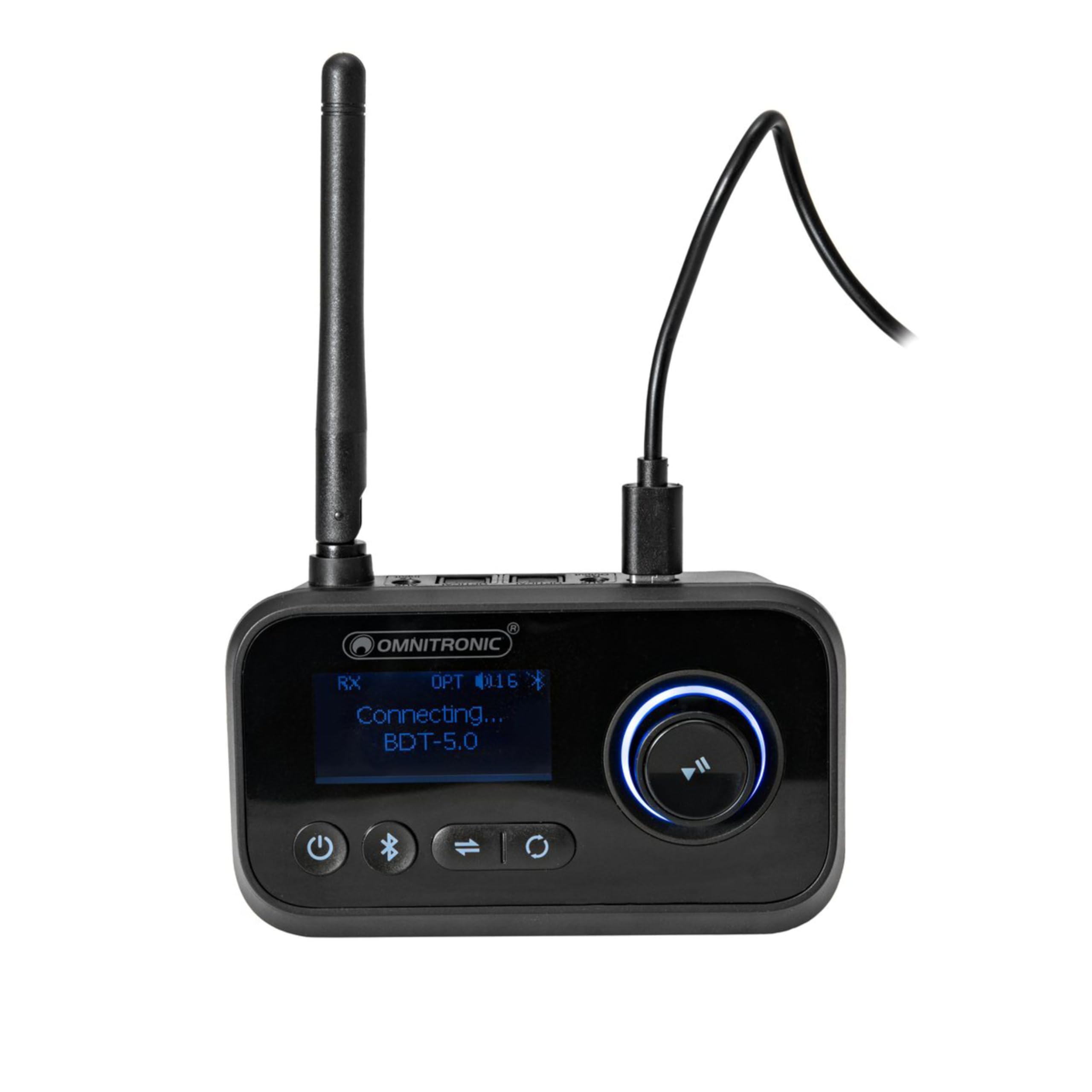 Omnitronic BDT-5.2PRO Aptx HD Bluetooth Transceiver - Audio Tool