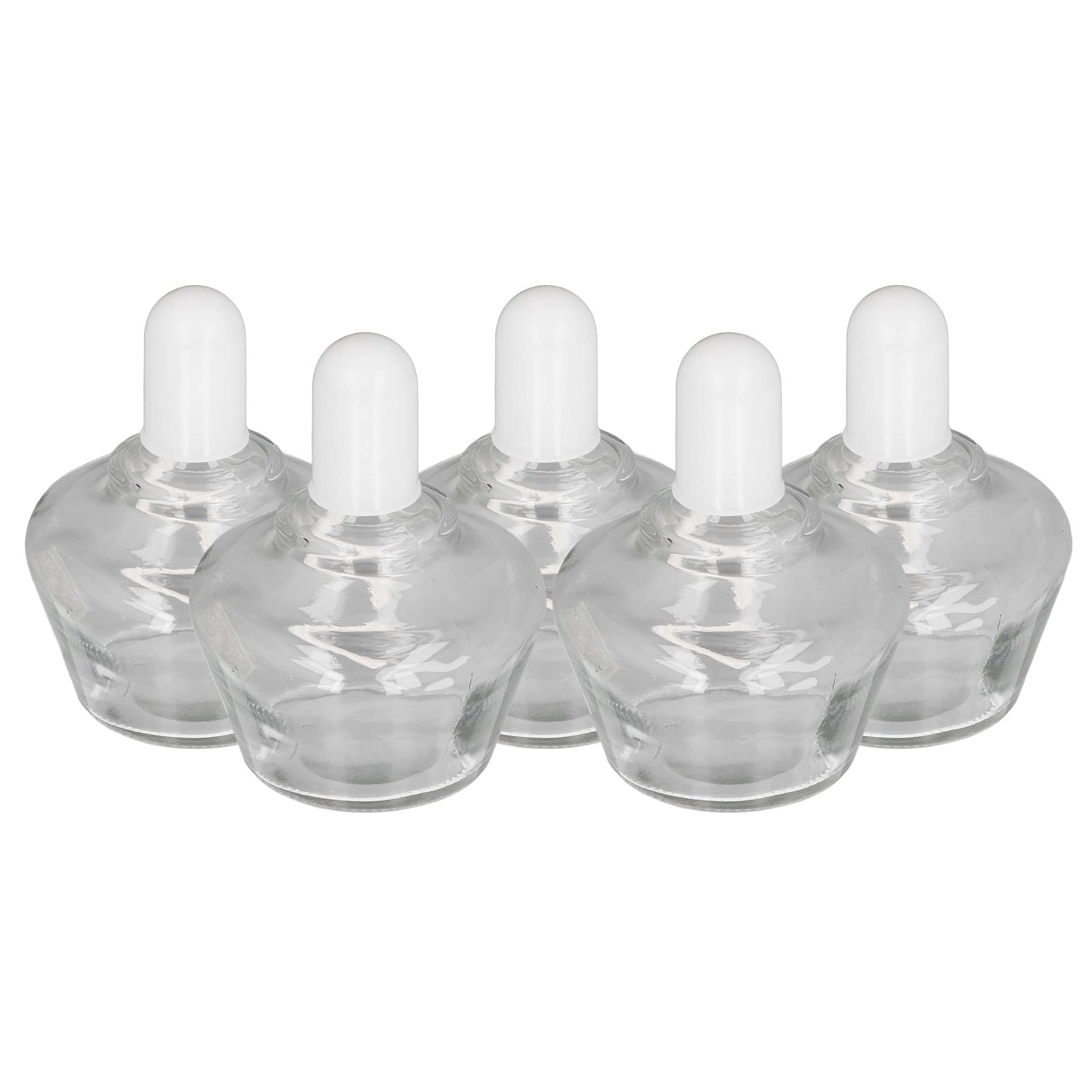 FTVOGUE 5 Pièces 250mL Laboratoire Brûlant des Bouteilles de Lampe Brûleur à Alcool Rechargeable pour L'expérience de Chimie