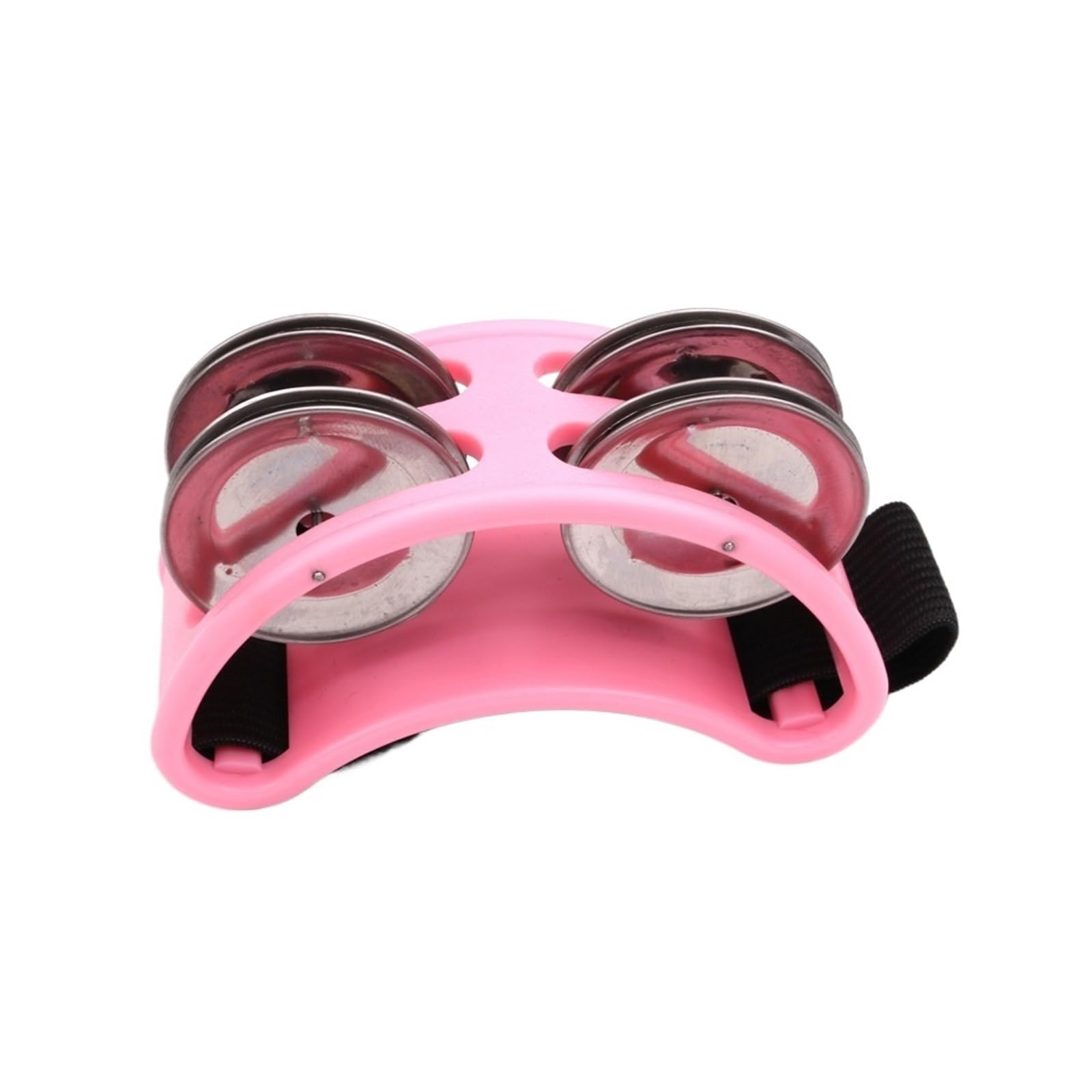 2 szt. Wielokolorowy instrument perkusyjny z tamburynem(Pink)