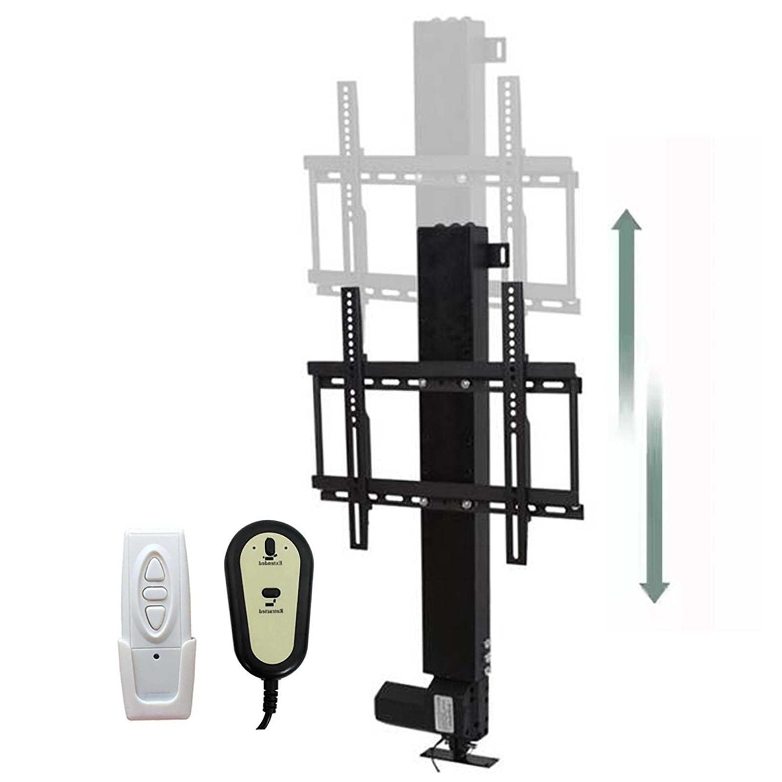 Elevador De TV Eléctrico - Soporte De TV De Suelo Eléctrico con Control Remoto, Soporte De TV Telescópico con Altura Ajustable Y Elevación Automática, Sistema De Elevación(14-32inch)