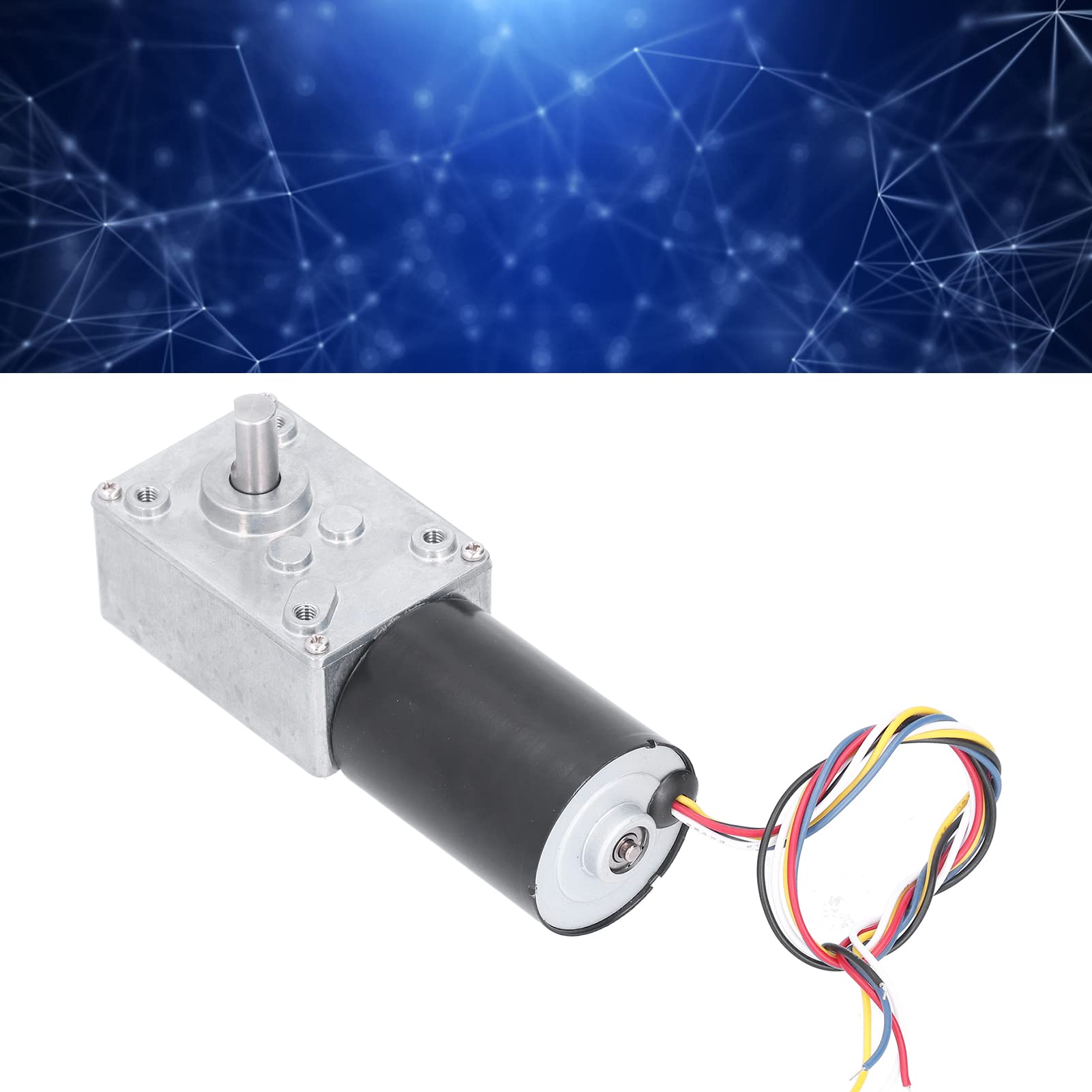 Haofy Motoriduttore Elettrico a Turbina Motore DC Senza Spazzole in Lega di Zinco, Rame, Acciaio da 36 Mm Ad Alta Torsione e Basso Rumore per Uso Industriale (160RPM)