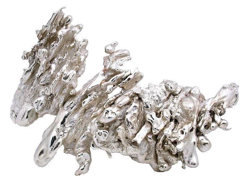 91.8 Gram 3.23 Ounce 2 3/4 x 2 x3/5 Inch Casted Silver Nugget EBS1373P/5125