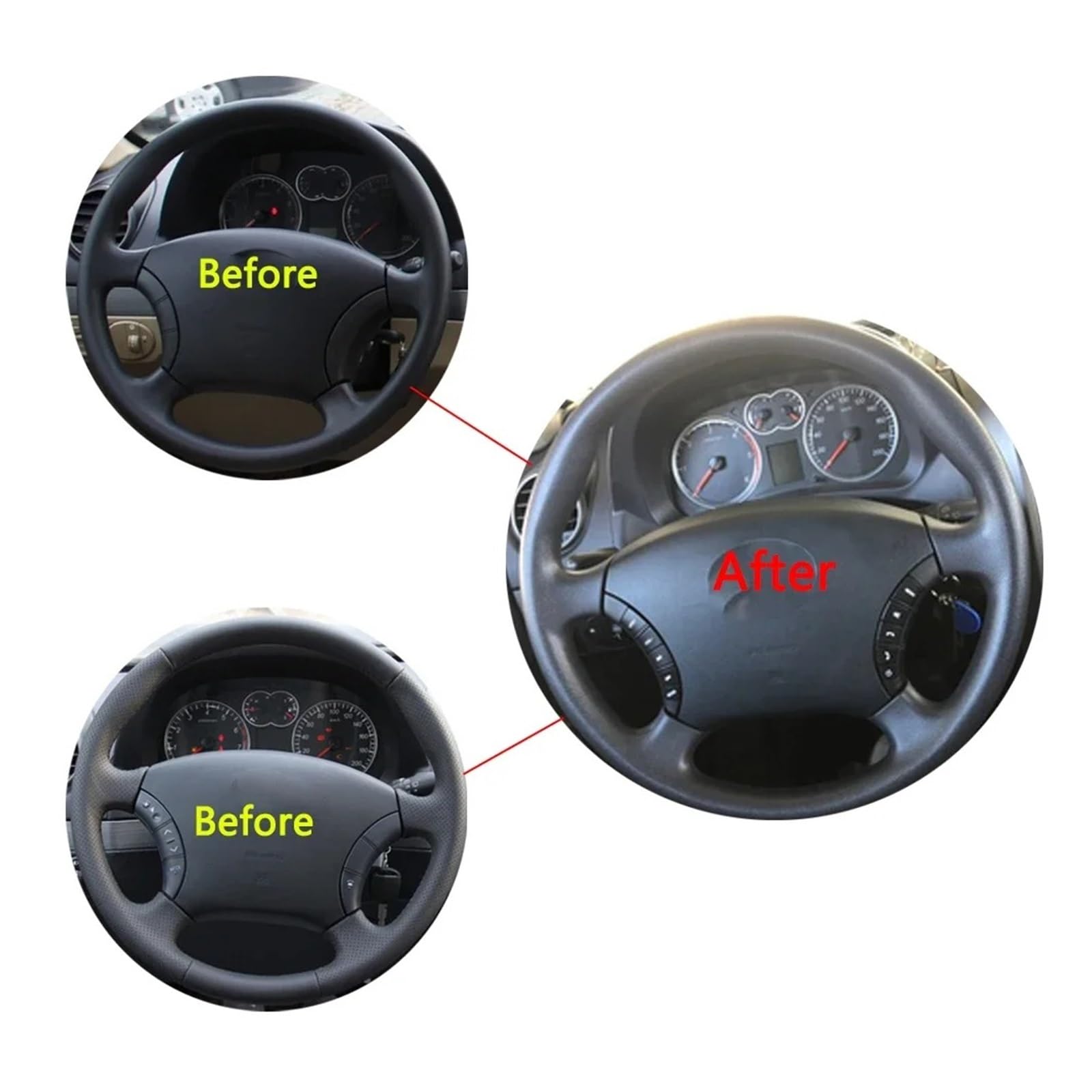 Botones Control Volante Ideal Para Wall Hover H3/H5, Con Botones De Control De Audio En El Volante Con Luz Trasera