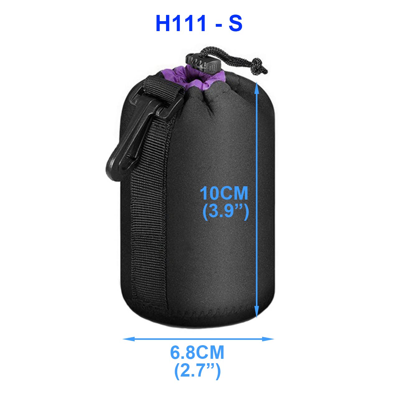 XSY DSLR Kamera-Einsatz-Tasche Objektivbeutel Kamera-Zubehör Objektivtasche Größe S - 6.8 x 10CM