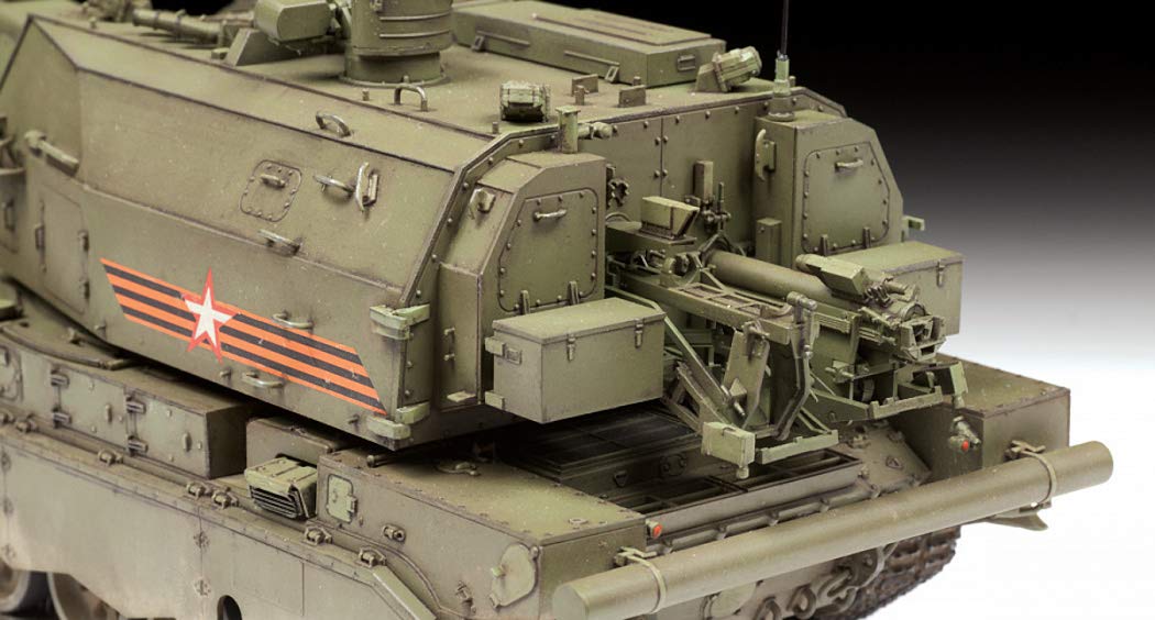 Zvezda ZS3677 Modellino Veicolo da Guerra In Plastica da Montare, Koalitsiya-Sv Russian S.P.G., Scala 1:35