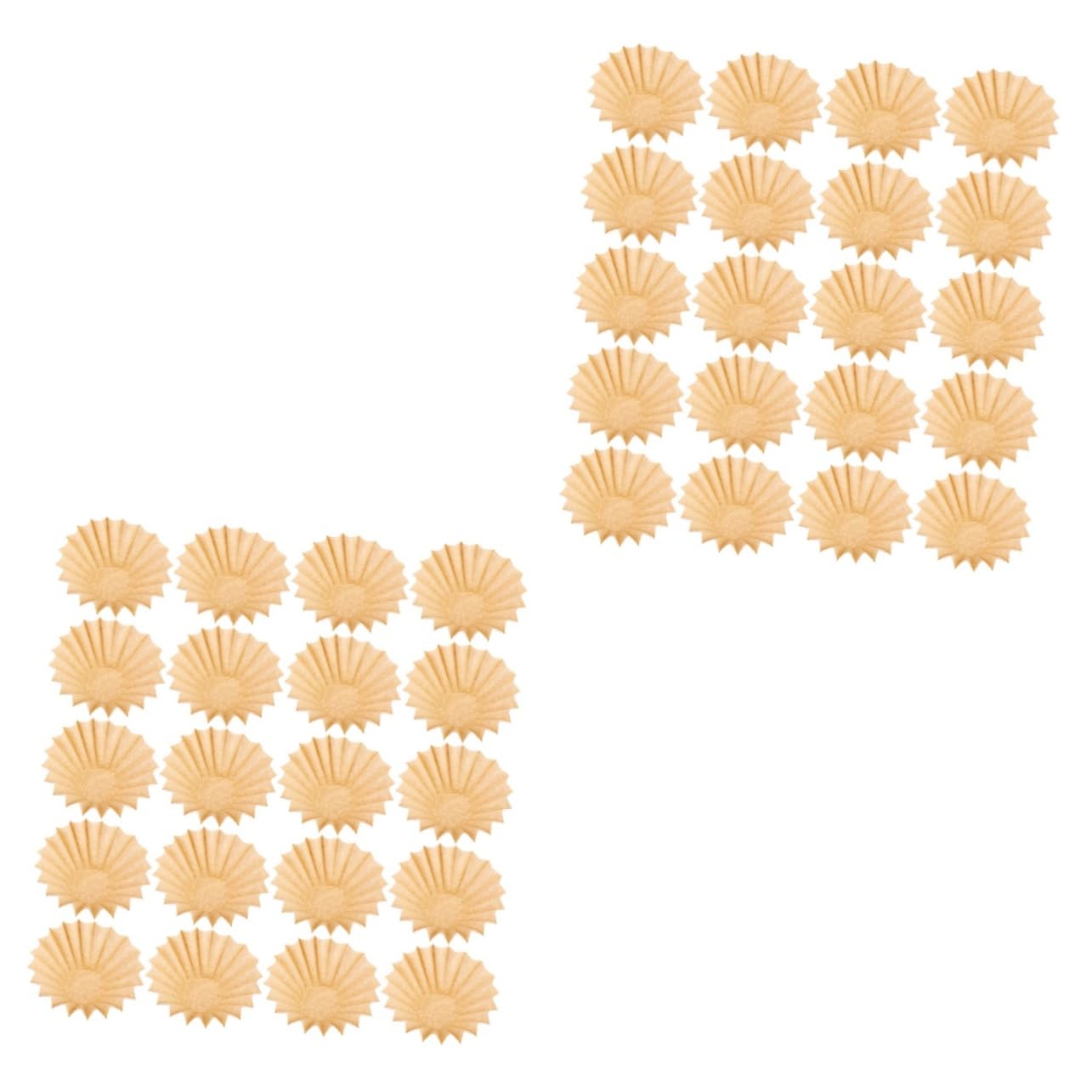 TOPBATHY 100 Piezas filtros de de mano para cafe papel de filtro de cafe de de cono de americano cono gotero de tera de
