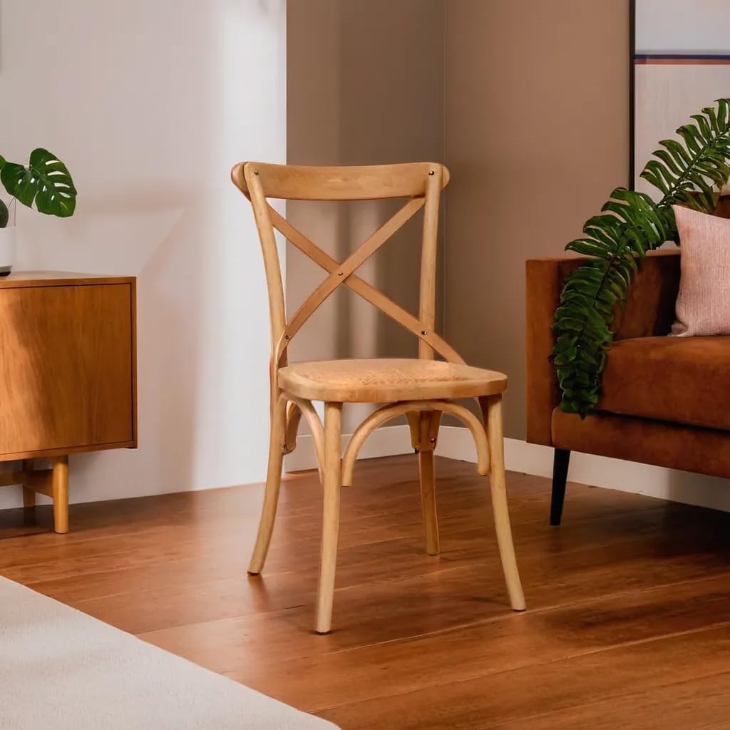 Biscottini Silla Escritorio Thonet en Madera L46xPR42xH86 - Sillas de Comedor - Muebles de Salon - Sillas Escritorio - Sillas Comedor - Silla - Sillas Cocina - Sillas - Mueble Salon