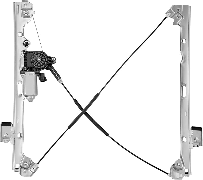 Máquina de vidro elétrica com motor BDFHYK dianteira direita 741-443 para Cadillac Escalade, GMC Sierra e Yukon; Chevrolet Avalanche, Silverado, Suburban e Tahoe – 1 unidade