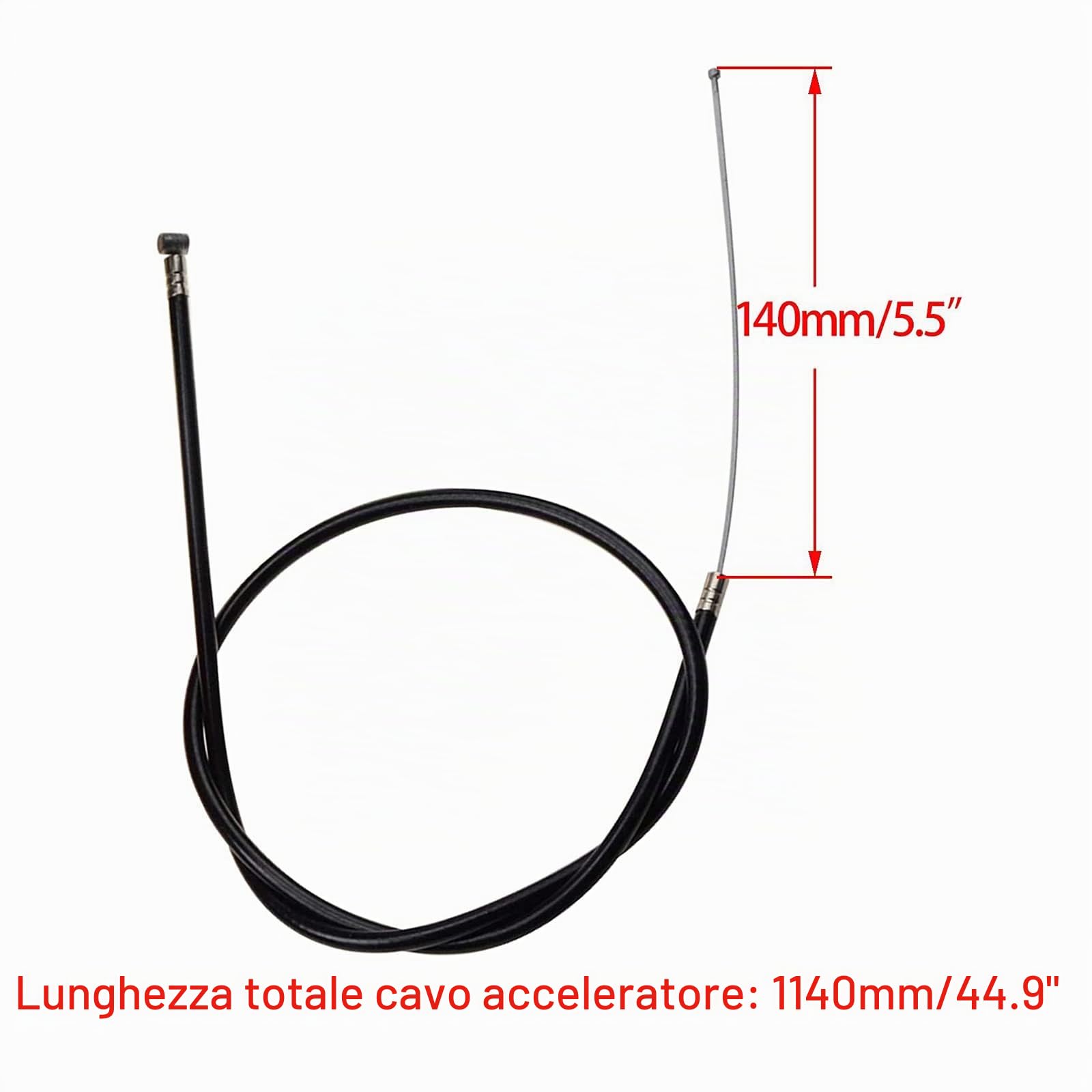 WOOSTAR 44mm Big Bore Cilindro con Avviamento a Strappo con Carburatore e Filtro Aria Motore Kit Sostituzione per 2 Tempi 43cc 47cc 49cc 52cc Mini Pocket Bike Gas Ciclomotore Scooter Argento