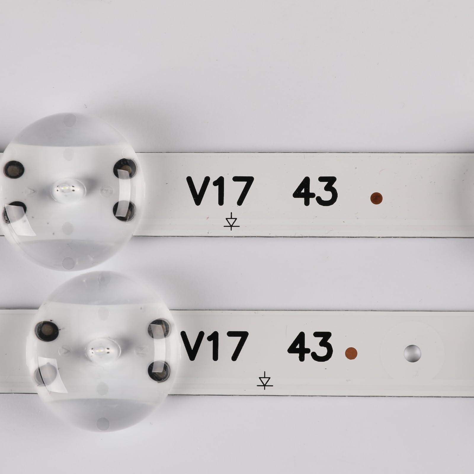 Bande LED Pièces/lot For TV Fit For LIG 43 Pouces, 43 V17 ART3 2867 REV0.3 Lampes de remplacement pour téléviseur