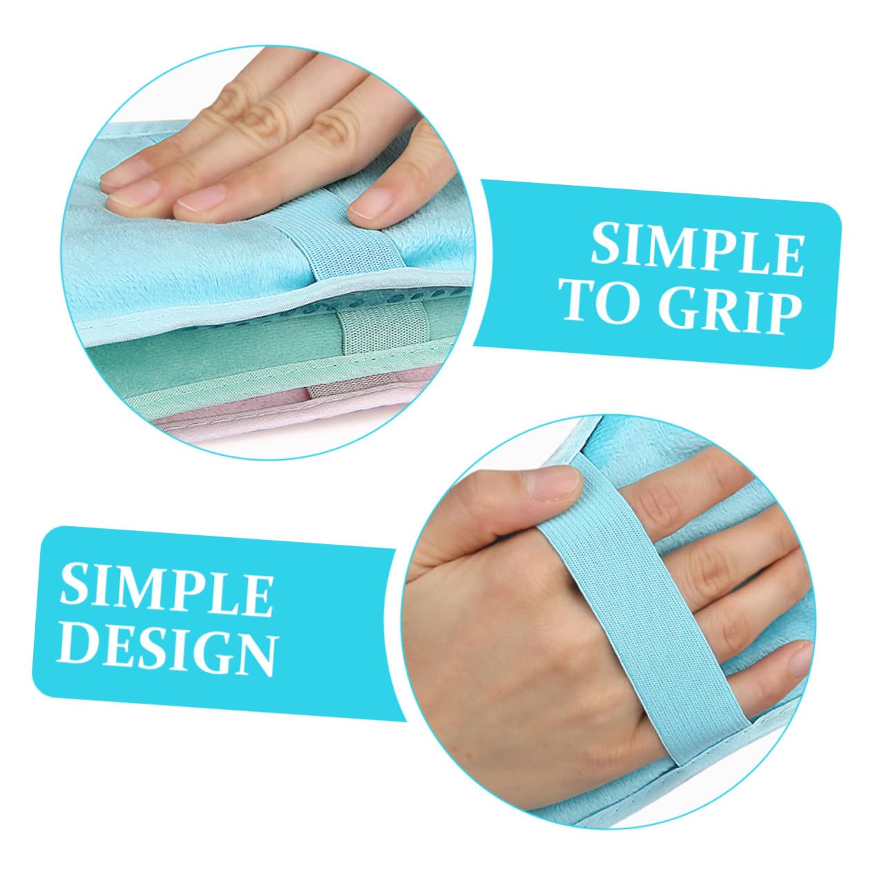 Impacco Gel Caldo e Freddo Riutilizzabile 3 Pezzi Pvc | Vita e Altre Parti del Corpo, Cristallo e Gel, Adatto per Terapia a Caldo e Impacchi Freddi