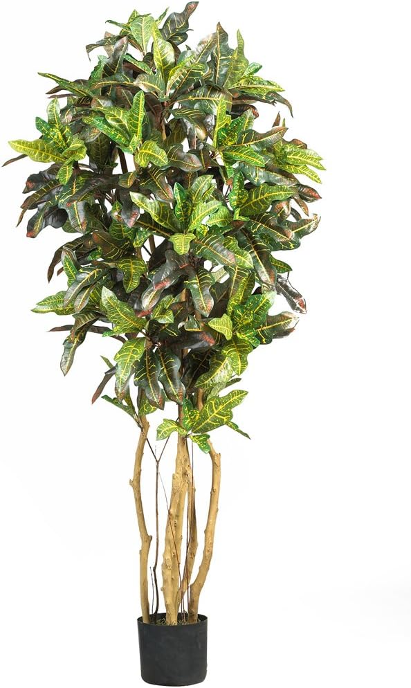 Nearly Natural 3ft. Croton Silk Tree