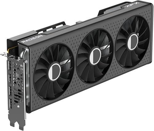 Miniatura 2 de XFX Speedster QICK309 Radeon RX 7600XT - Tarjeta gráfica negra para juegos con 16 GB GDDR6 HDMI 3xDP, AMD RDNA 3 RX-76TQICKBP