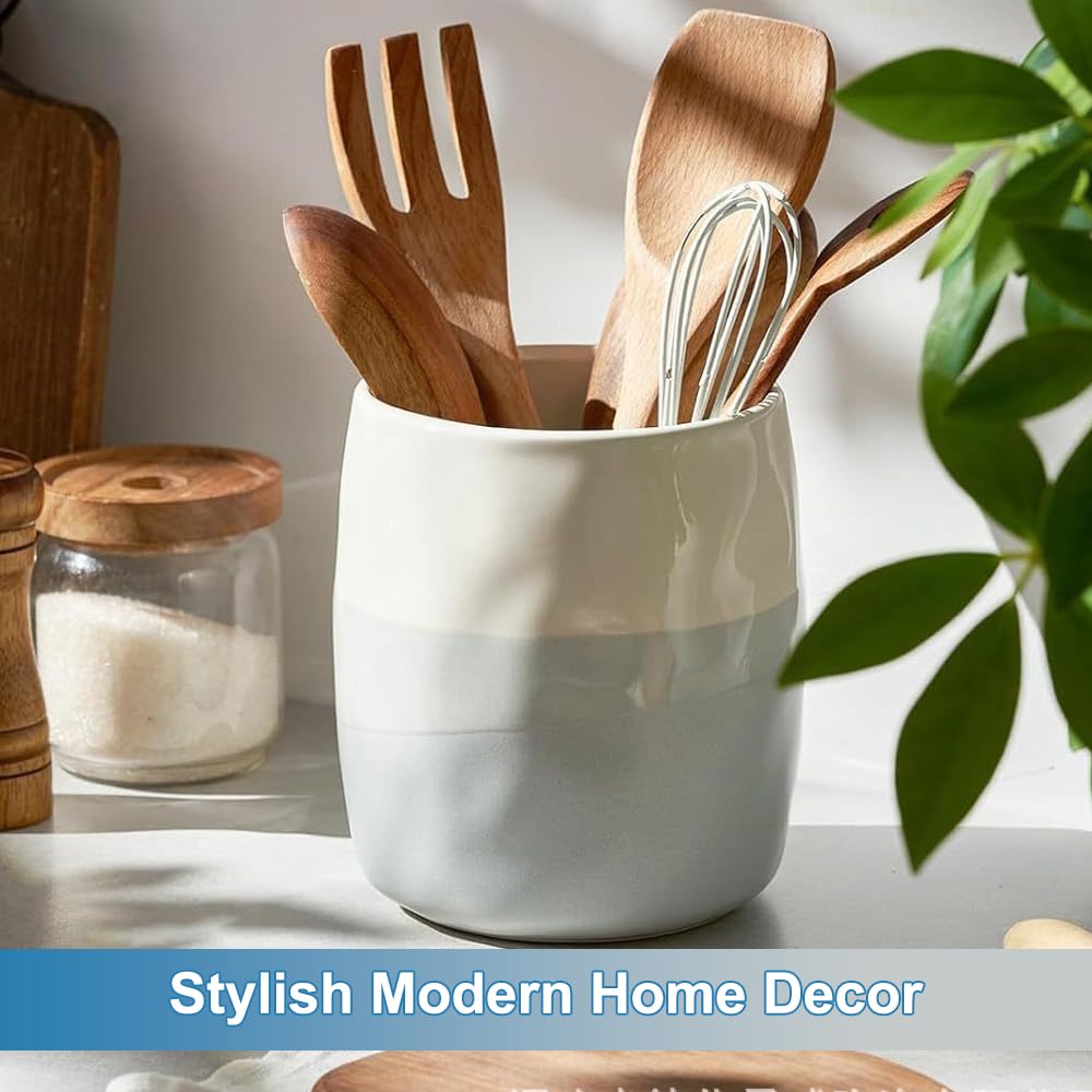 17 Stories Porte-ustensiles Pour Comptoir De Cuisine, Organisateur De