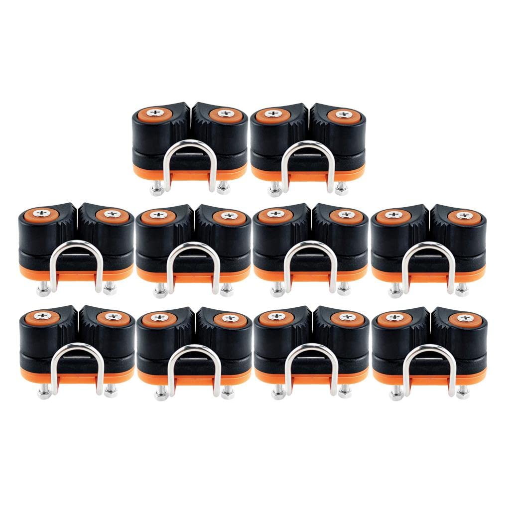 The Style Sutra 10 Composite Sailboat 2 Row Ball Bearing Cam Cleat for Leading Ring Orange|Motors | Parts & Accessories | Boat Parts |10 Piece Boat Cam Cleat-image-44