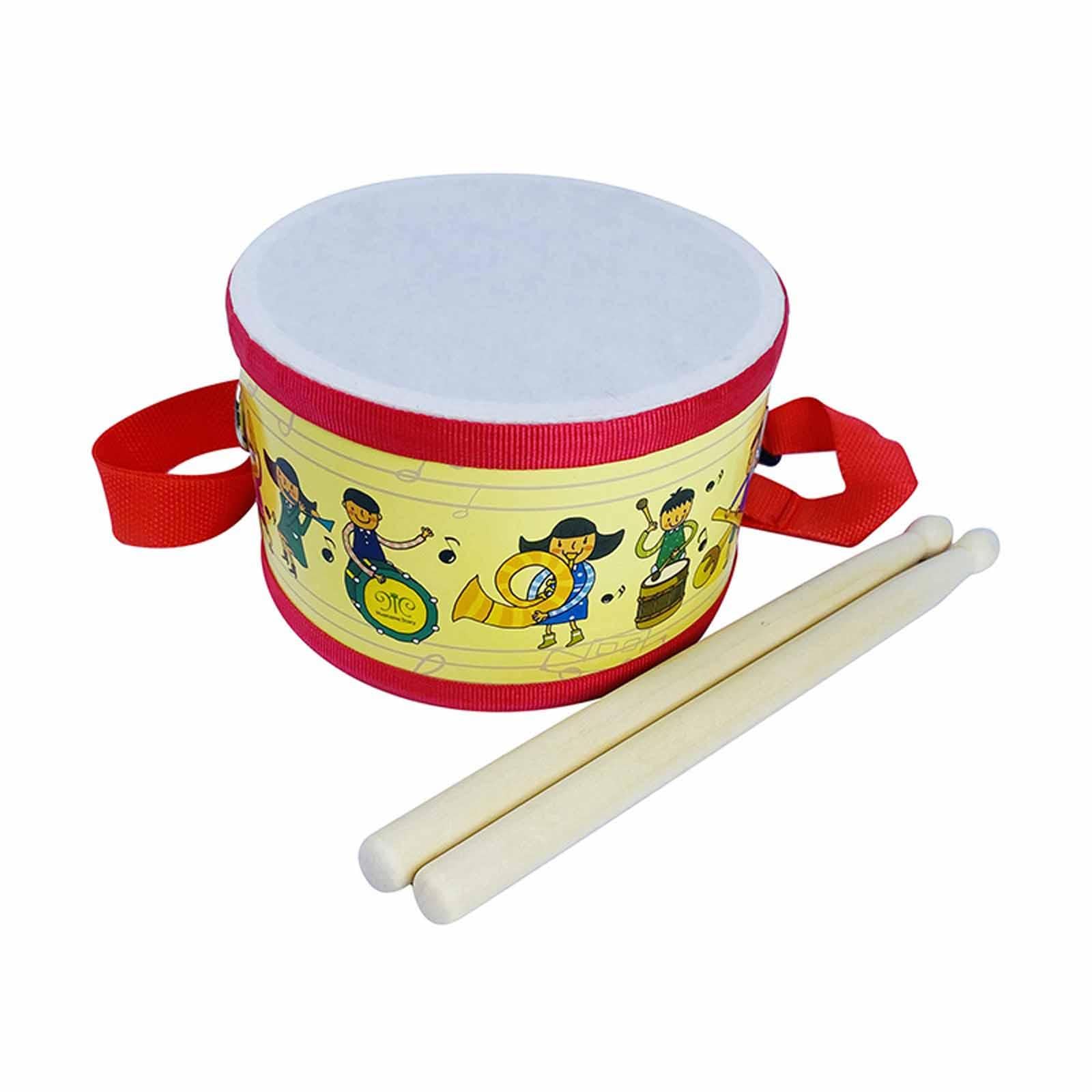 CoudarTitie Drum Set with Adjustable Strap, Musical Instrument, Gift Idea, Toy Drum Set, Hand Drum for Boys and Girls to Learn to Play, Cartoon — view 4