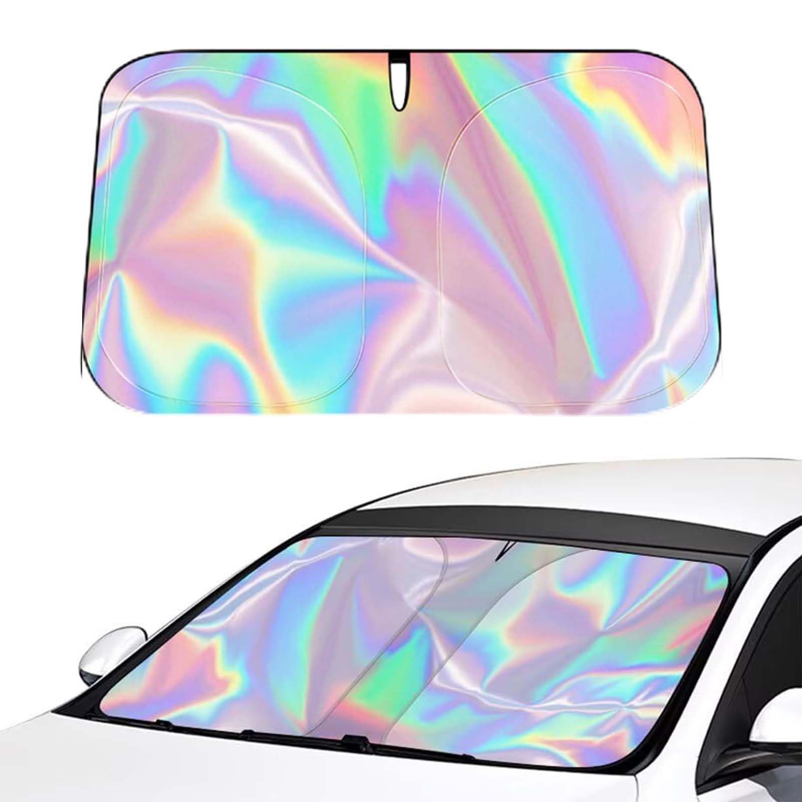 TRQCHIPS Car Sun Shade for Omoda 9 SHS C9 2025-2026, Windscreen Sun Protector, Heat Blocking & UV Protection for Interior, Laser Foldable Screen,L