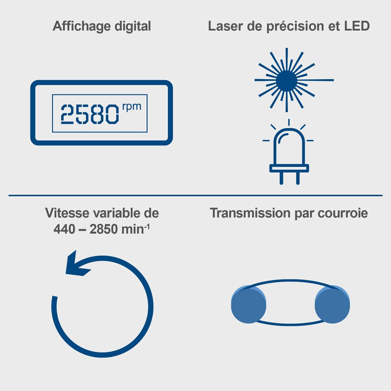 Scheppach Perceuse à colonne professionnelle DP18Vario | 550 W | Construction en fonte | Réglage de la vitesse en continu | Mandrin 16mm, laser, LED, extension de table inclus