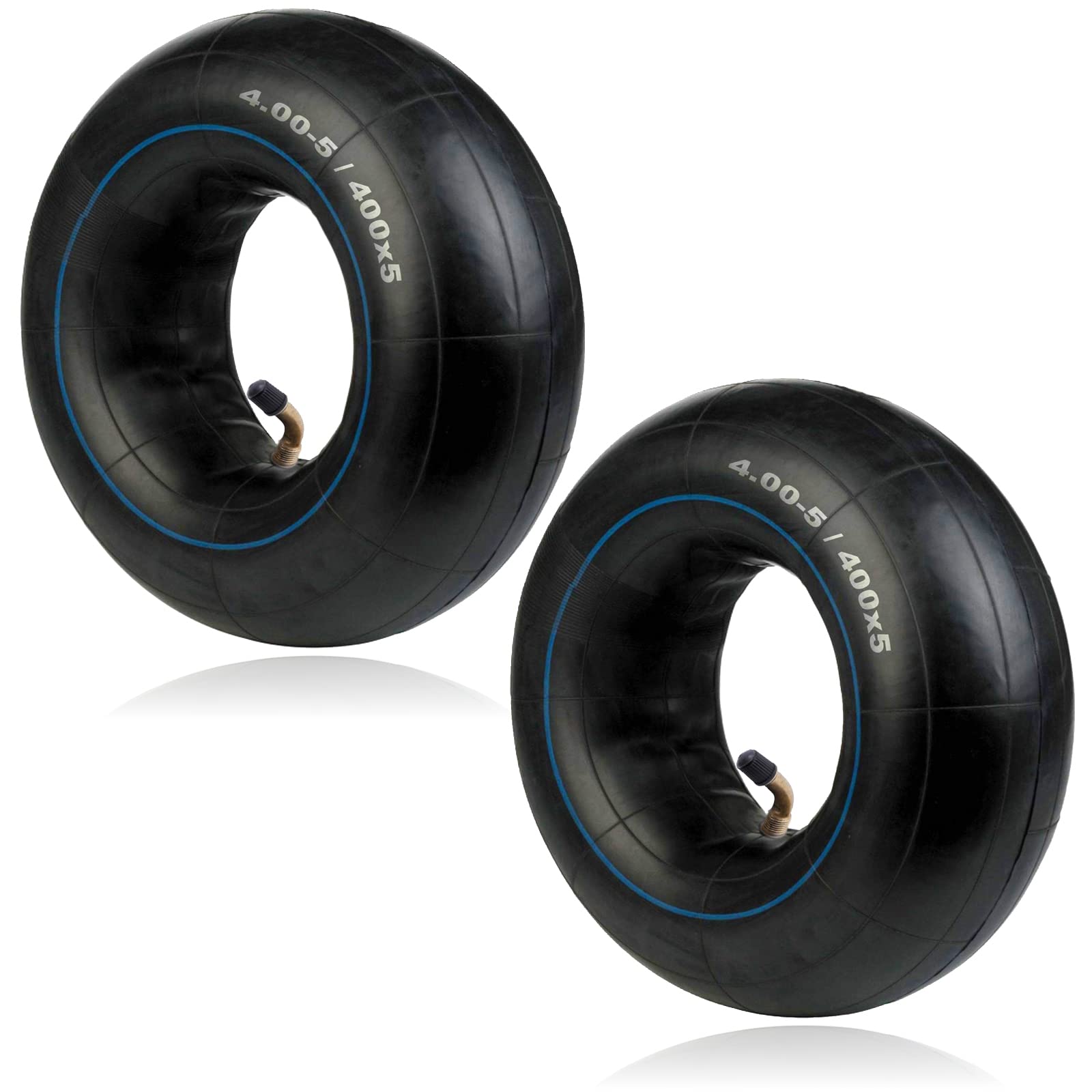 SPARES2GO Inner Tube 4.00x5 330x100 Wheel Barrow Trailer Mobility Scooter Cart Pneumatic 4.00-5 x 2