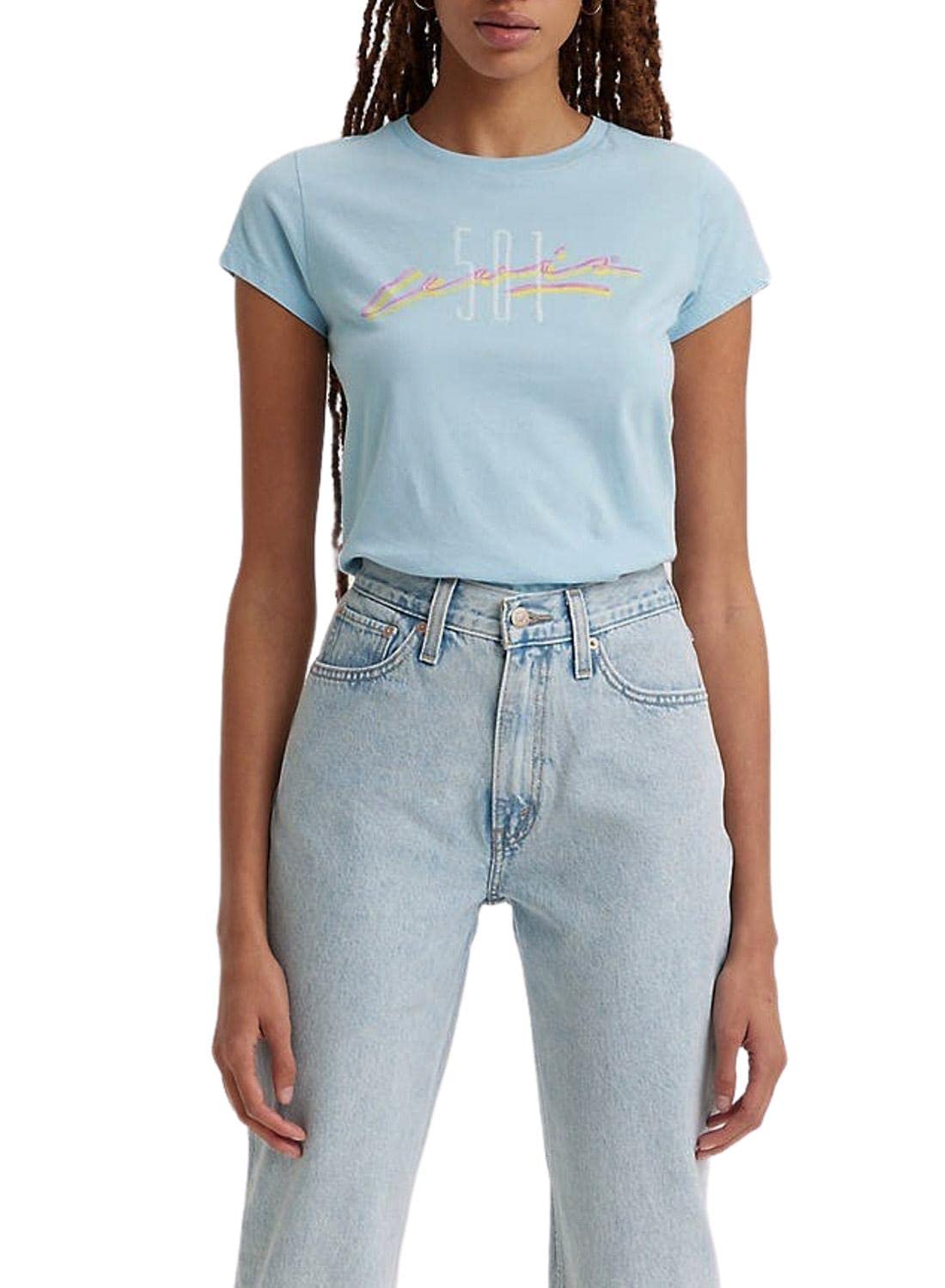 Levi's Camiseta Levis California Azul para Mujer S