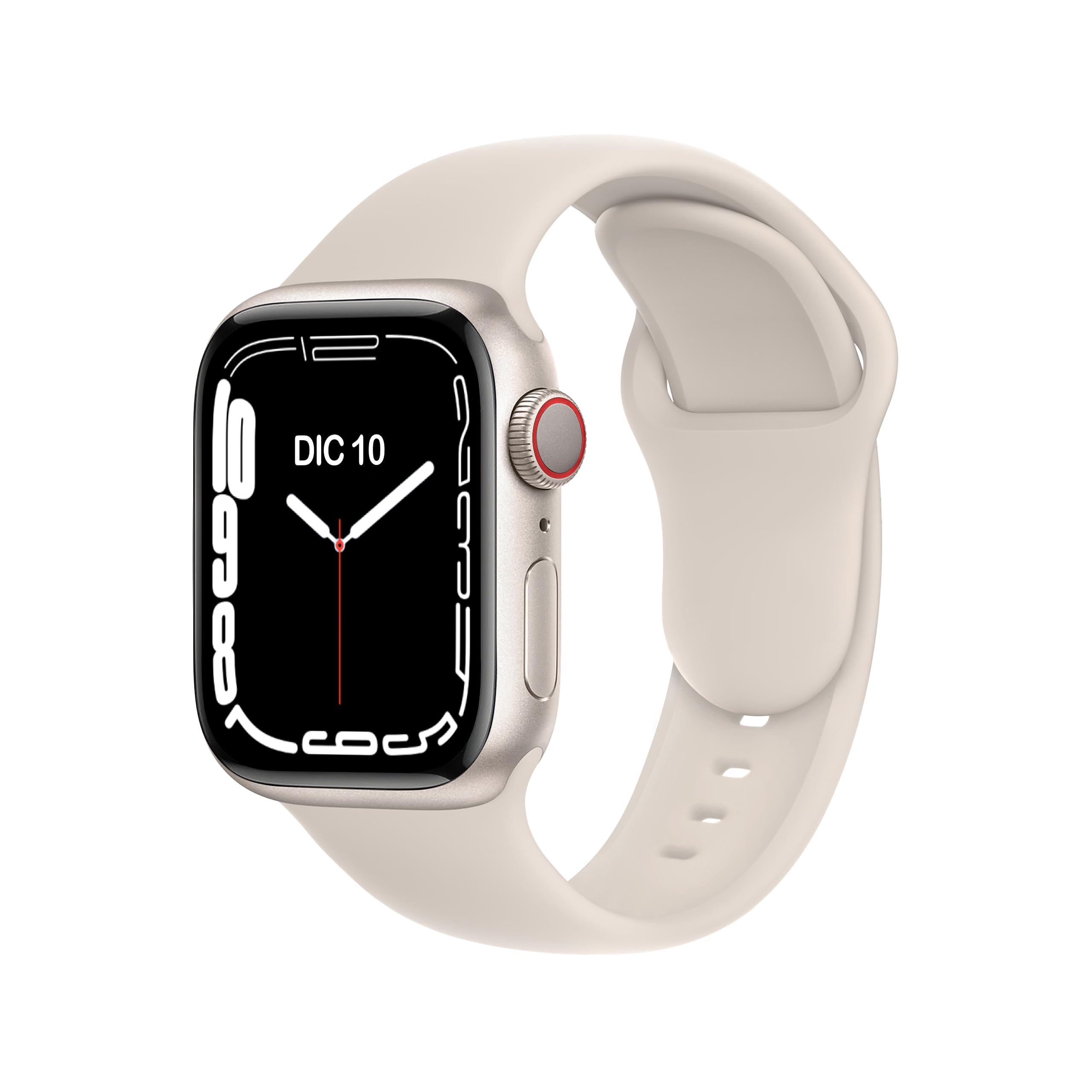 ELETTRONEO C1B Armband für Apple Watch Band Ultra 3 2 49mm, Series 11 10 46mm, 9 8 7 45mm 41mm, SE 6 5 4 44mm 40mm, 3 2 1 42mm 38mm Damen Herren Sport Silikon Strap