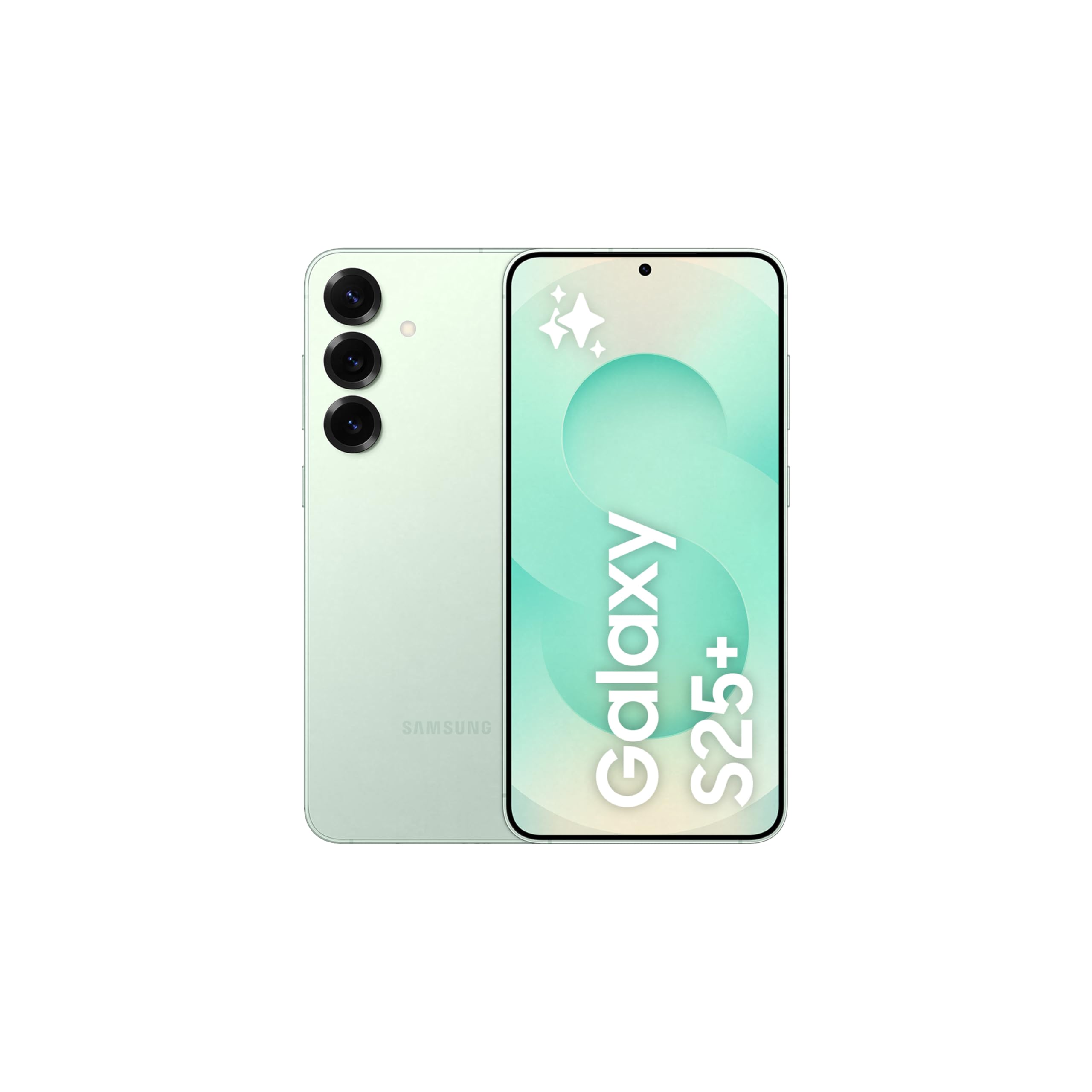 Samsung Galaxy S25+ Plus 5G SM-S936B/DS 512GB 12GB Dual SIM Factory Unlocked GSM Smartphone, 6.7" 120Hz AMOLED Display, 50MP Cameras - International Version (Mint Green)