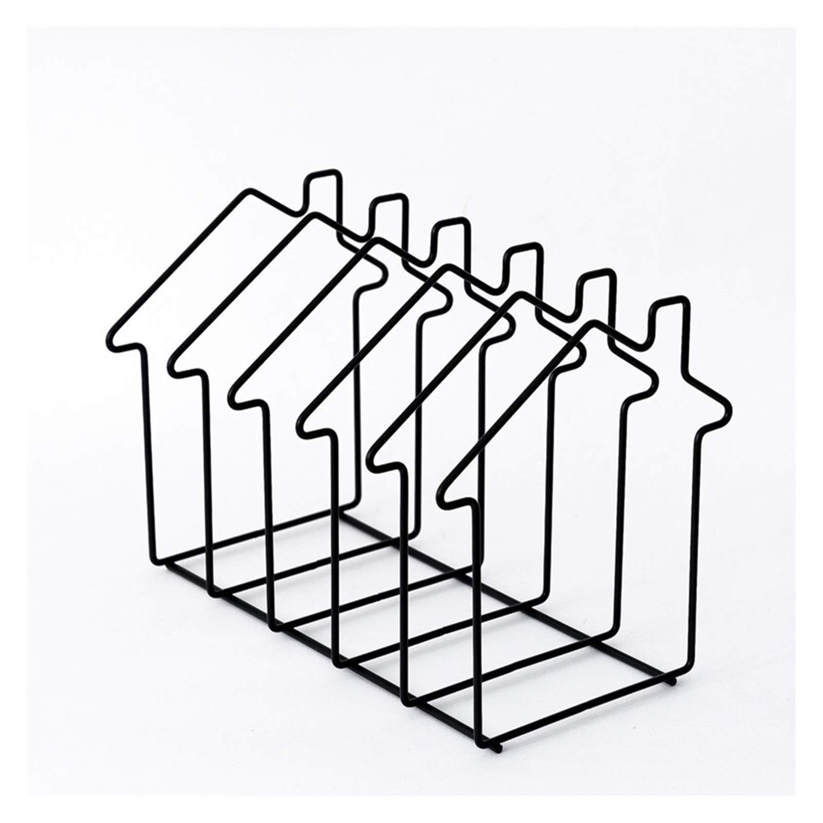 Klasyfikator plików Biurowy stojak do przechowywania Magazyn Różowe złoto House Trening File Sorter Metal 5 Slot Biurko Organizer Rack, do Domowego Biura Folder (Kolor: MA)