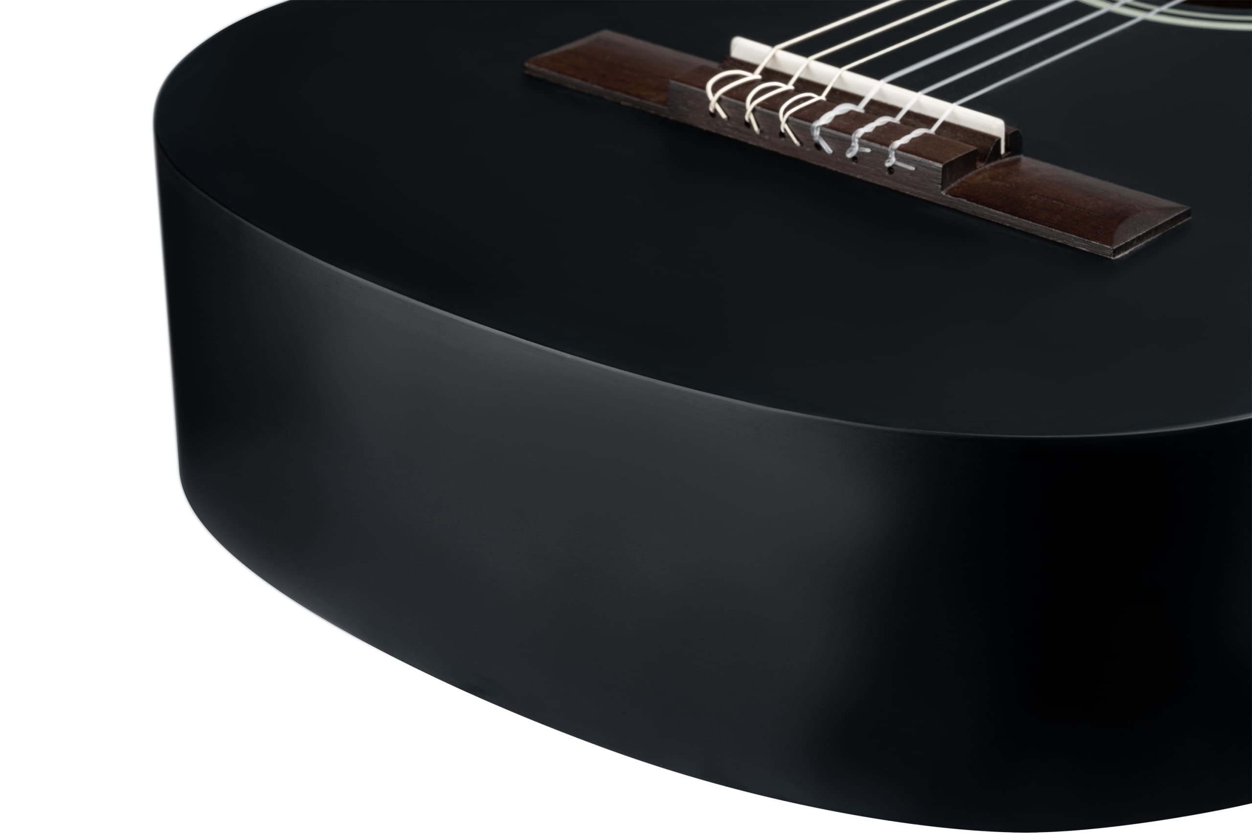 Ortega Guitars 3/4 Konzert Gitarre – Student Series – Fichte, Katalpa, Schwarz (RST5M-3/4BK)