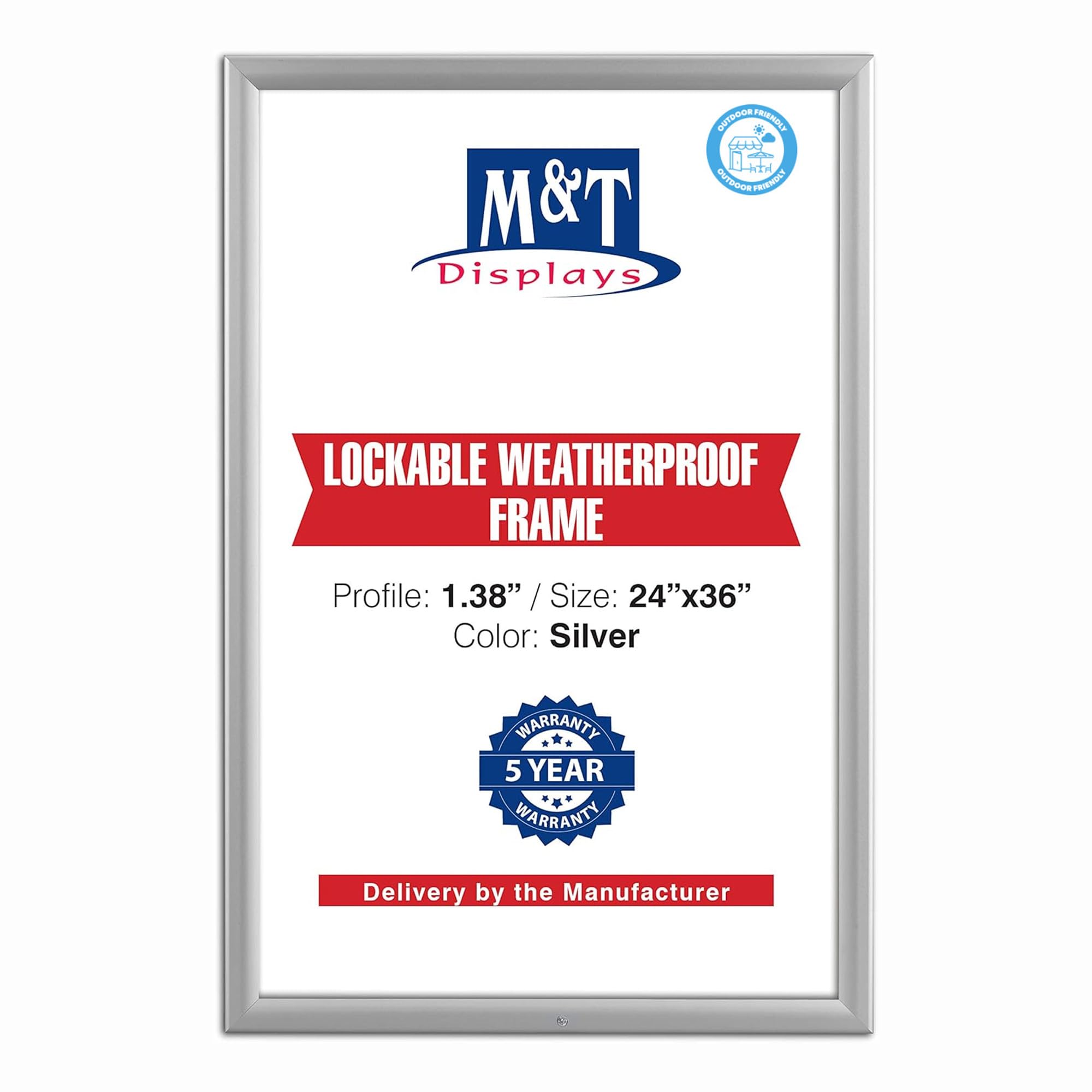 Amazon.com: Lockable Weatherproof Frame 24'' X 36''inches Poster