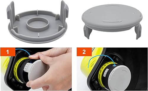 Miniatura 5 de Paquete de 5 tapas de carrete AC14HCA para recortadora inalámbrica Ryobi de 18 V, 24 V, 40 V