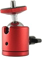 Vista 10 de EXMAX Cuerpo de aleación de aluminio de 360 grados giratorio Mini trípode cabeza de bola con rosca de 1/4 pulgadas montaje base para encendedor