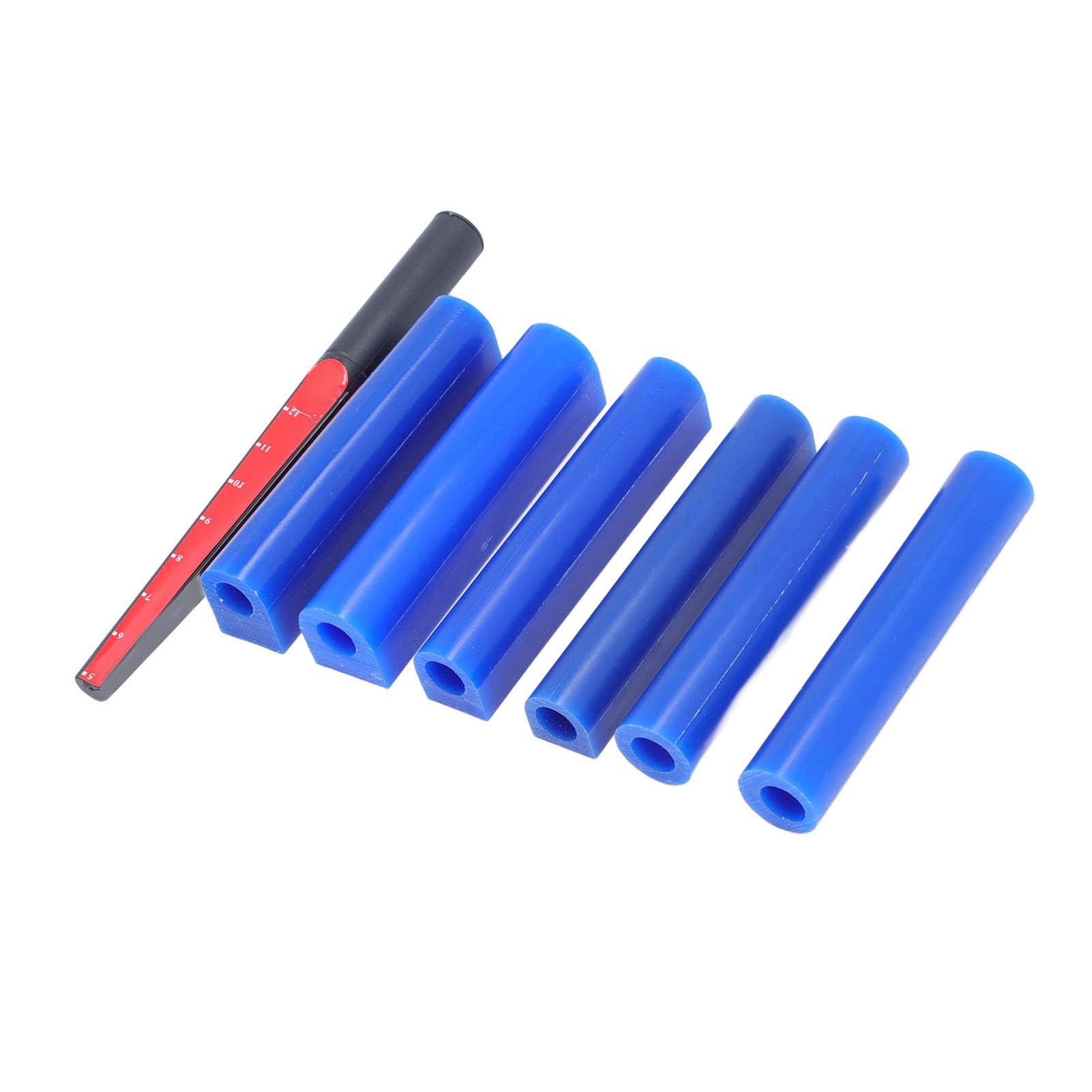 Naroote Kit per Fusione Dura di Tubi per Anelli di Cera per Intaglio da 6 Pezzi con 1 Taglierina, Cera per Intaglio Unica per la Realizzazione di Anelli, Ideale per gli Appassionati di Gioielli