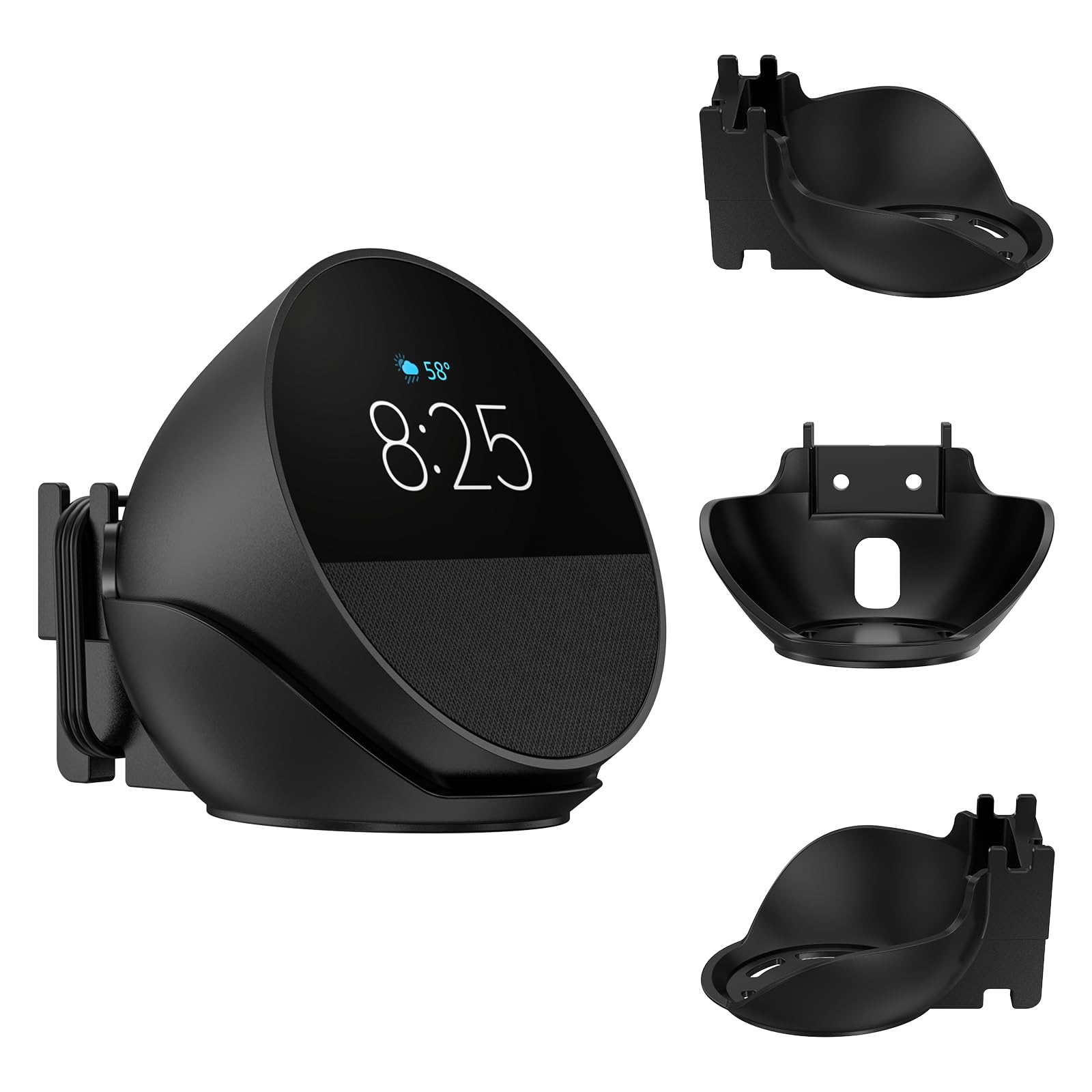 XLTTYWL Soporte para spot, accesorios ABS Spots con gestión de cables, soporte de pared premium que ahorra espacio para Spot 2024 (negro)