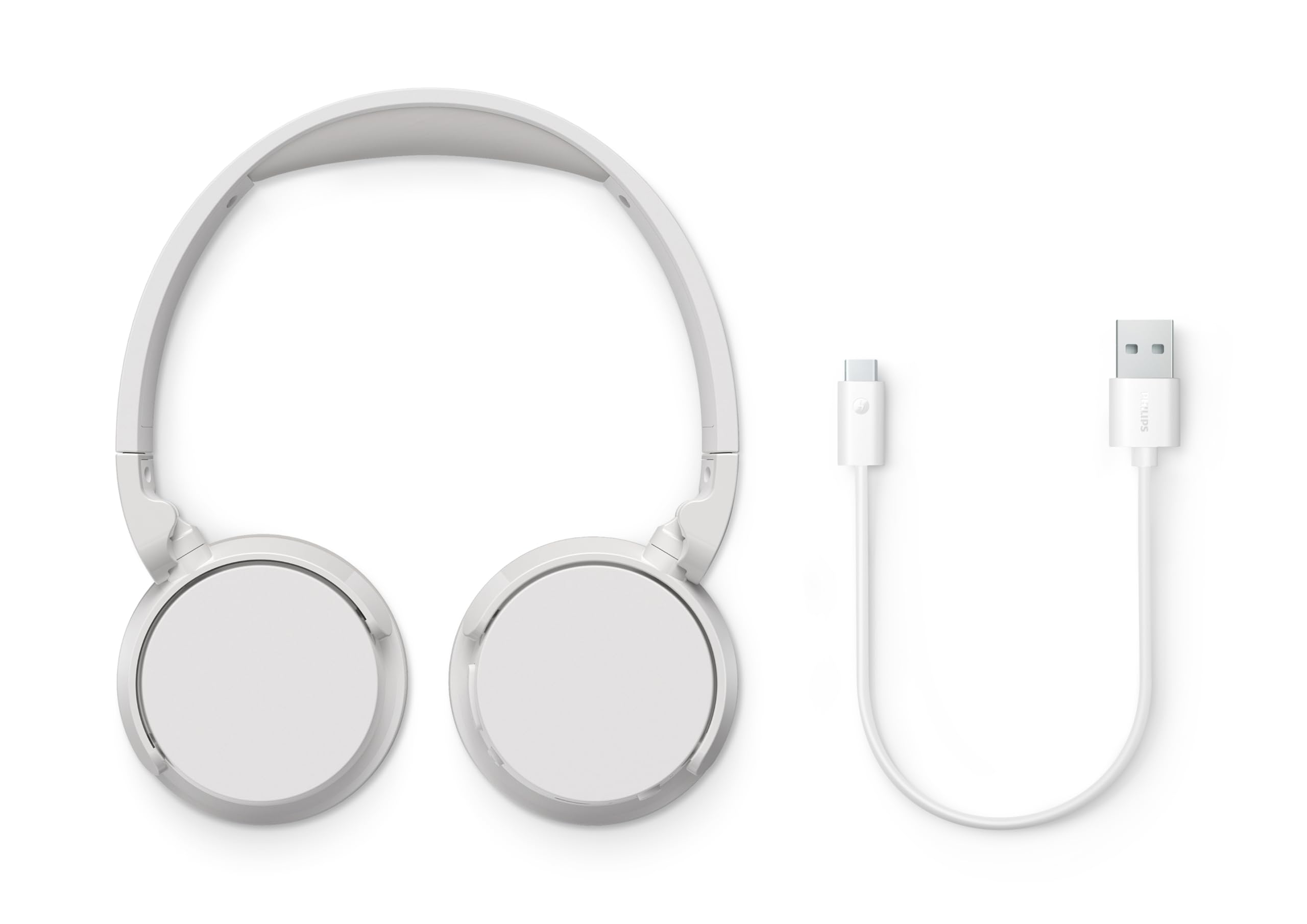 Philips TAH3209WH Lightweight On Ear Wireless Bluetooth Headphones with Passive Noise Isolation, 25 Hours Play Time - Image 4