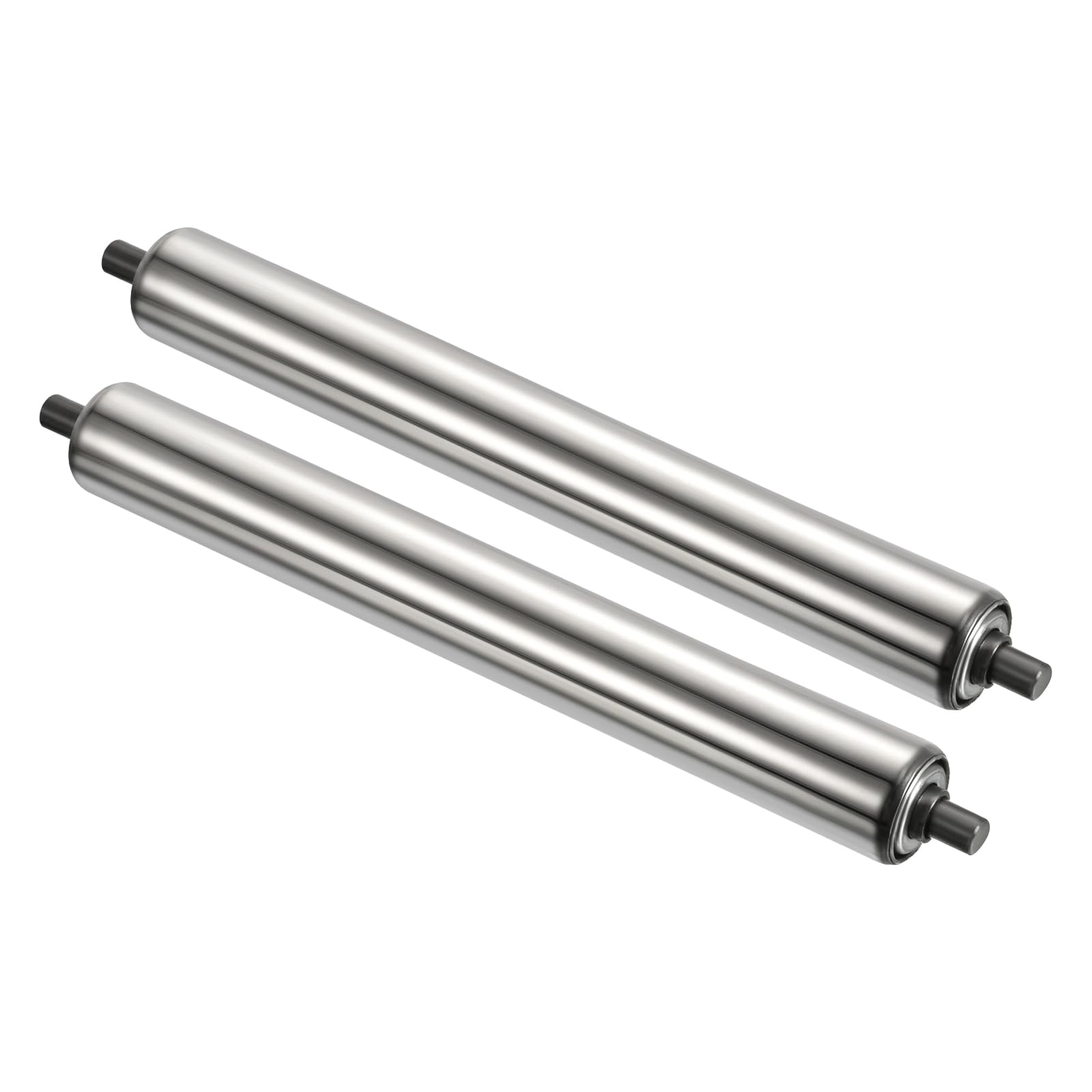 PATIKIL Conveyor Roller 3" Diameter 12" Long Stainless Steel Silver 2pcs — Amazon image 23