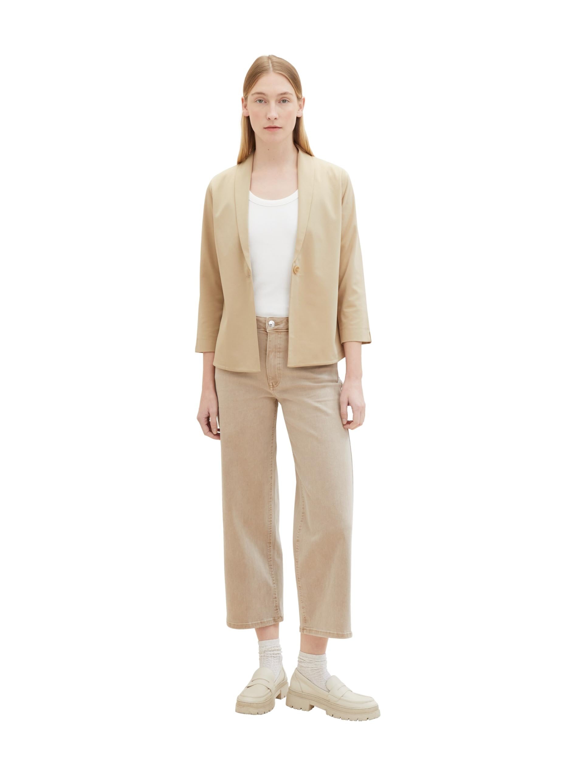 TOM TAILOR Damska marynarka, 11485 – Sandy Beige, L
