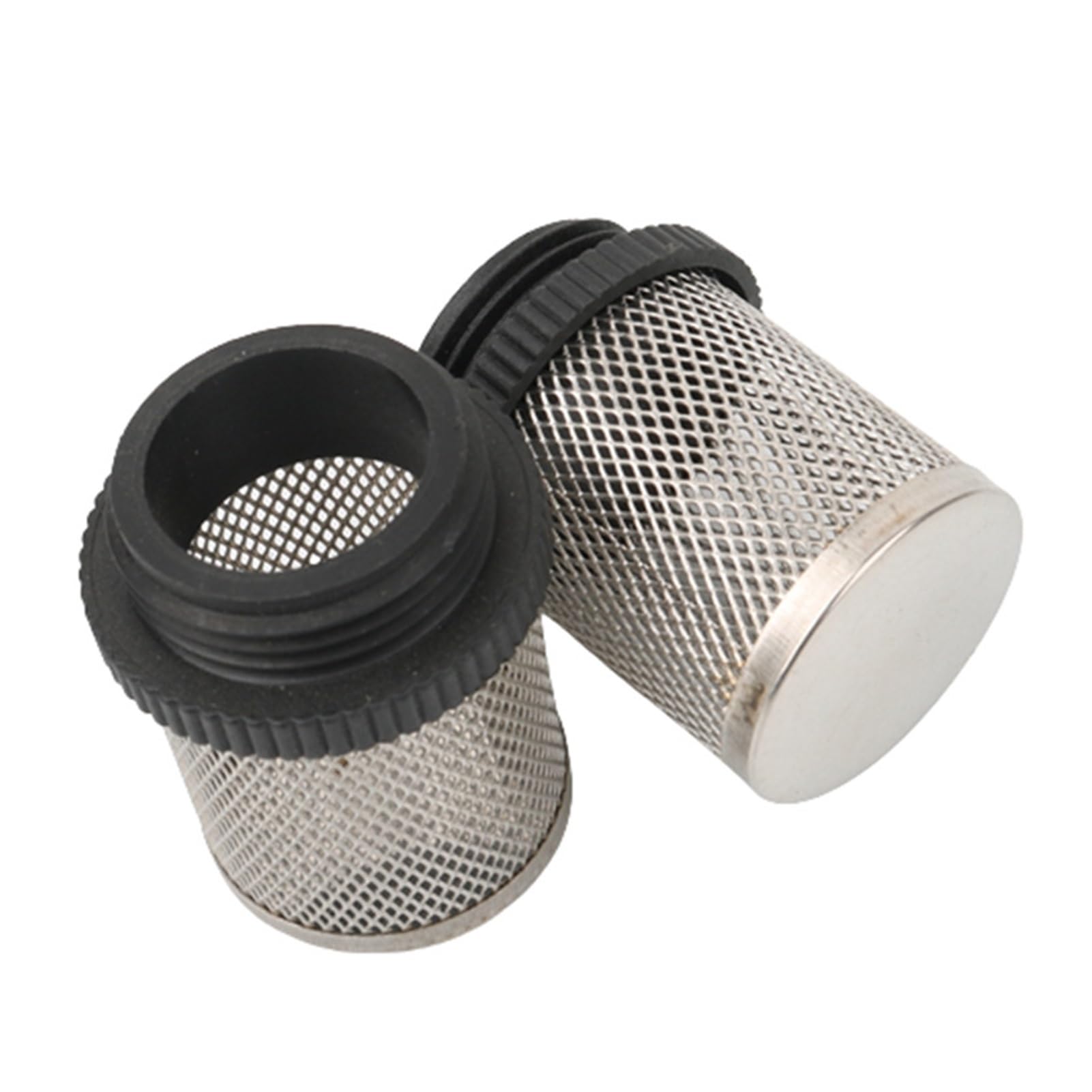 Filtro de acero inoxidable 304 20/25/32/40/50/63 mm for riego jardín, acuario, bomba agua, filtro rosca macho plástico(63mm,10 Pieces)