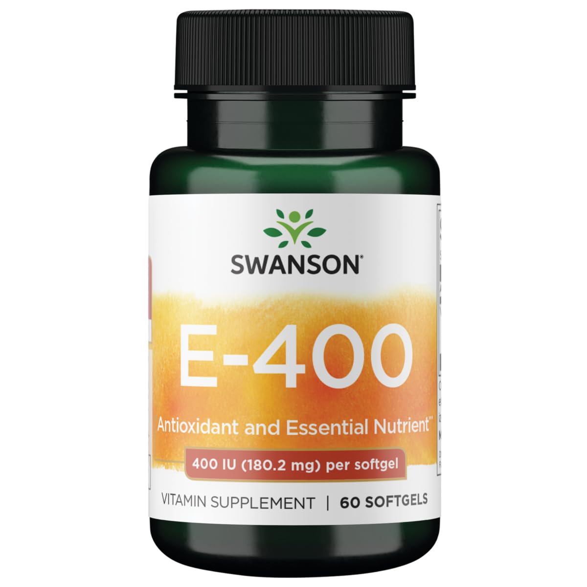 Swanson Vitamin E Antioxidant Support 400 IU, 60 Softgels
